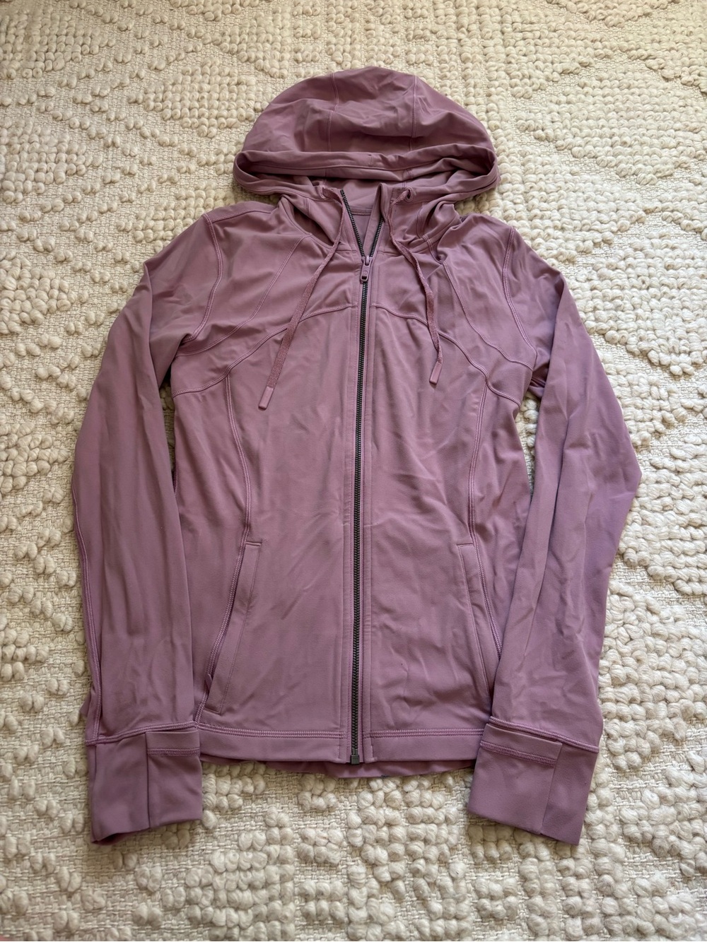 Women’s Lululemon Dusty Mauve Hooded Zip Jacket